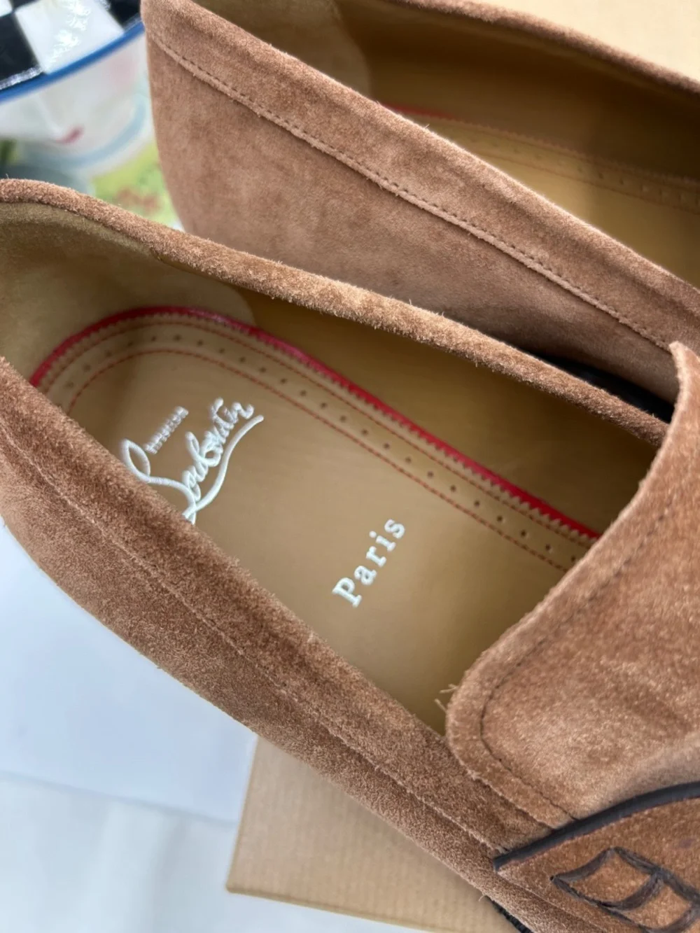 Men’s Christian Louboutin Chambelimoc Loafers.  Size 42/9 US.  Made in Italy.